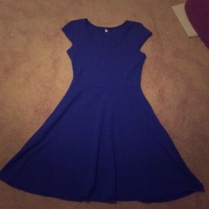 dark blue dress